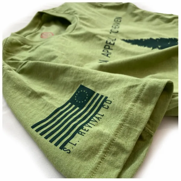 An Appeal to Heaven Flag Shirt, Green: Medium