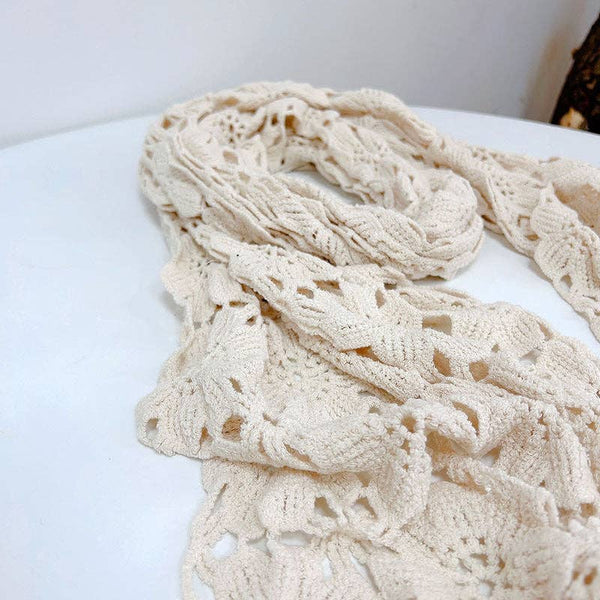 Scarvii - Boho Crochet Shawl Scarf: 2