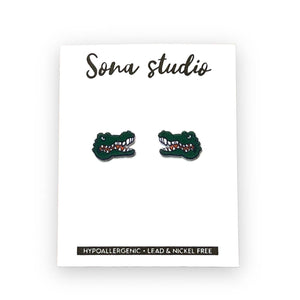 Alligator Earrings