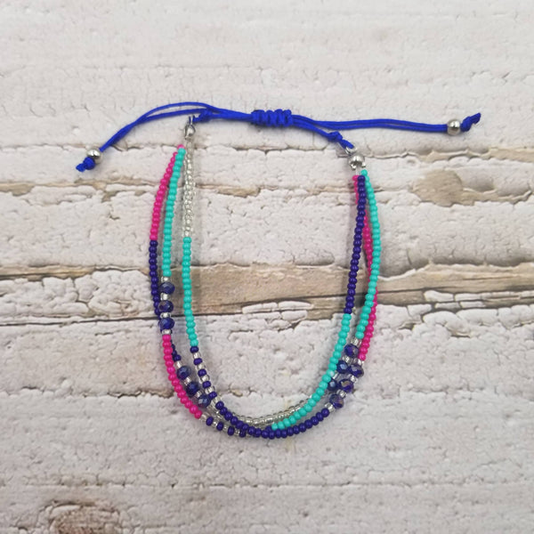 Boho Layered Colorful Beads Bracelet: NO.5