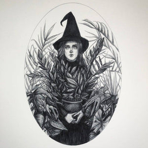 Green Witch Fine Art Print - Witchcraft