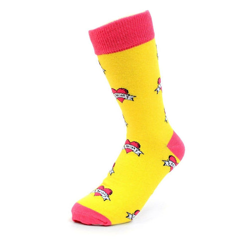 Women's Love Mom Novelty Socks