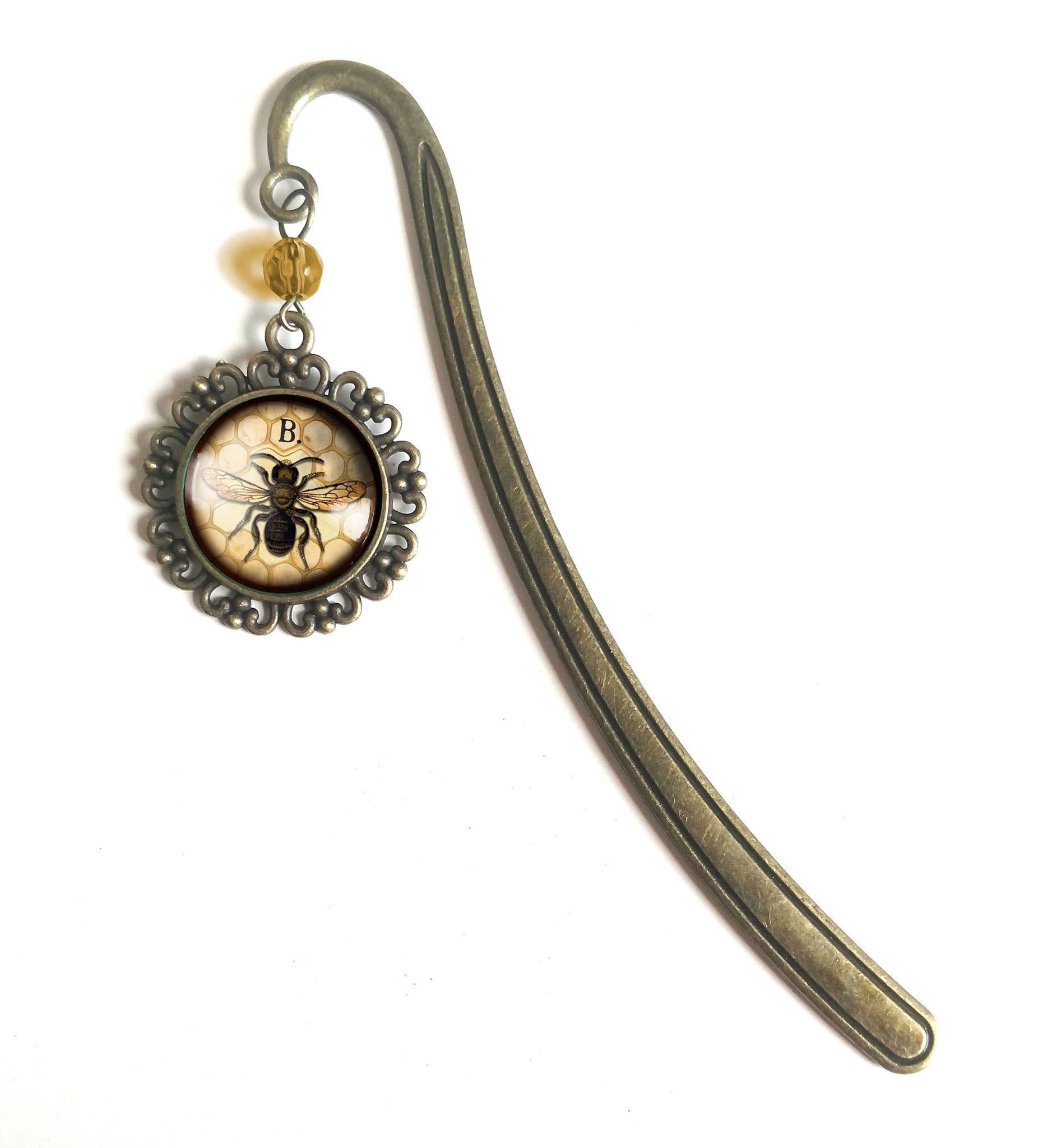 Honey or Worker Bee Brass Bookmark