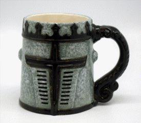 Knight ceramic mug
