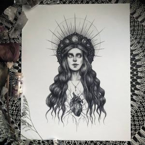 Hecate Fine Art Print - Greek Goddess of Witchcraft