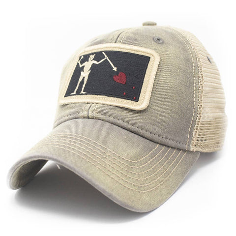 Blackbeard Pirate Flag Trucker Hat