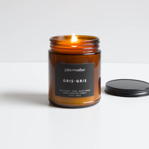 Gris-Gris: Wooden Wick + Virgin Coco Soy Candle