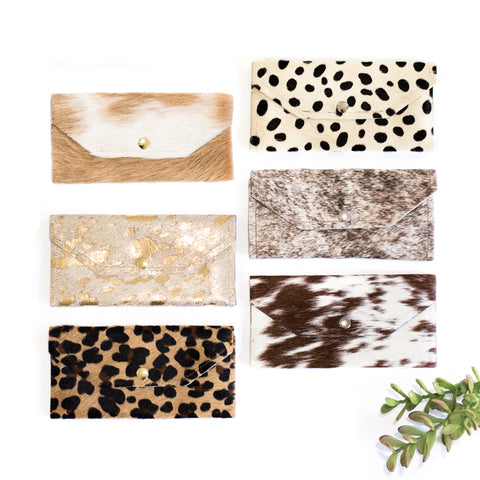 Large Wallet | Cowhide Fur