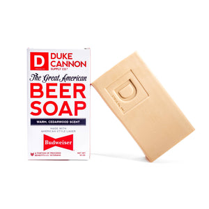 The Great American Budweiser Beer Soap