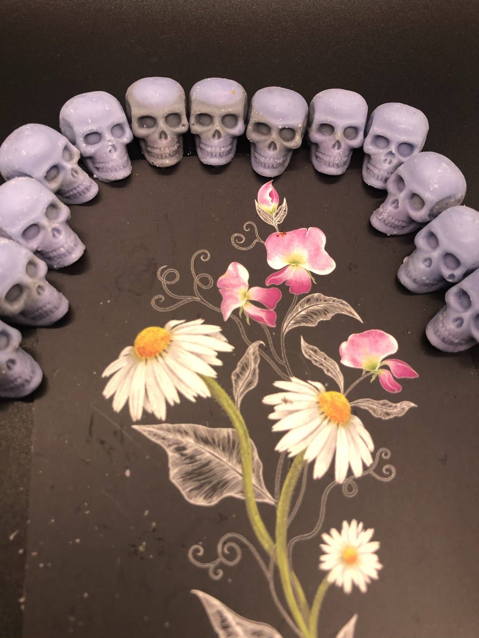 Black Opium mini skull wax melts