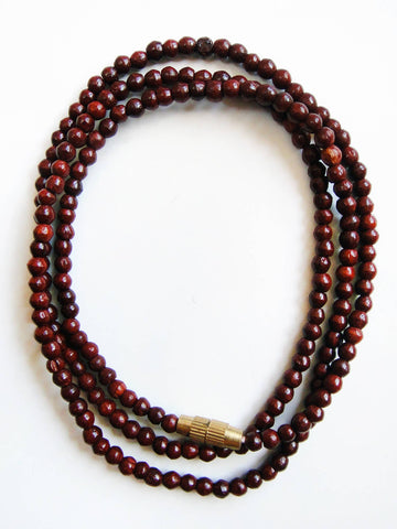 3mm Rosewood Necklace