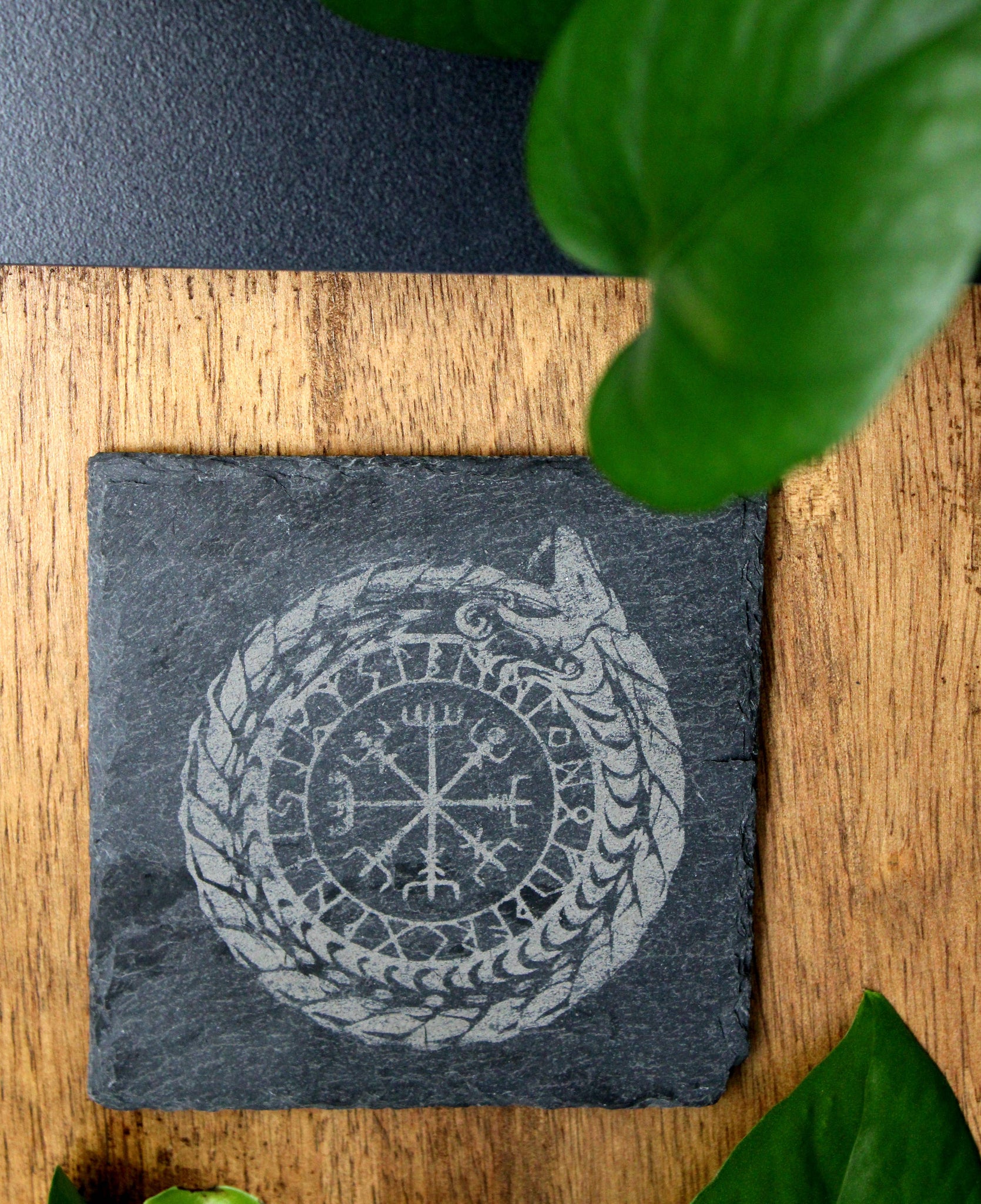 Nordic Engraved Slate Coaster