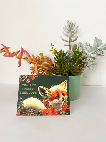 Fabulous Fox Card