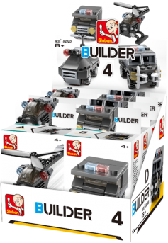 Builder Police Display Set, x2 each kit A-D (326 total Pcs)