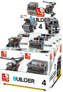 Builder Police Display Set, x2 each kit A-D (326 total Pcs)