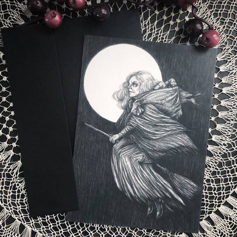 La Befana the Christmas Witch -10 Double Sided Holiday Cards