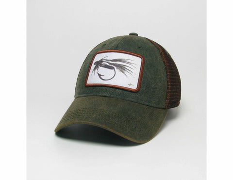 B&W Fly Old Favorite Trucker SB Greaser Green