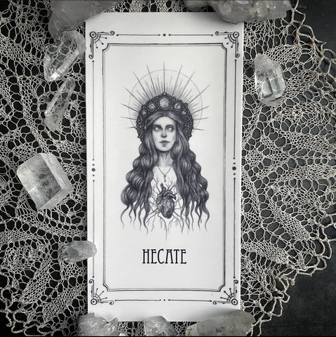 Hecate Altar Candle Stickers - Pack of 5 Vinyl Stickers