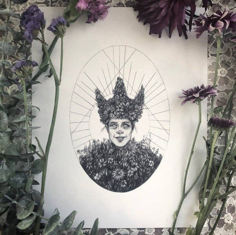 The May Queen Fine Art Print - Midsommar