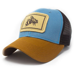 Earth and Sky - Honey Bee Everyday Trucker Hat Structured