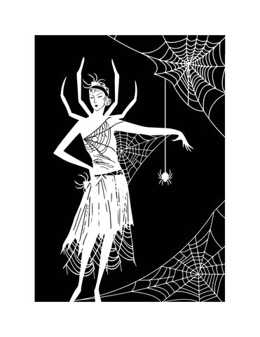 Art Print - Spider Flapper