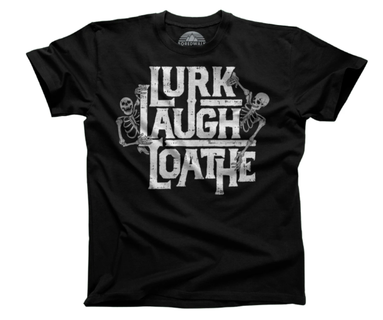 Men's Lurk Laugh Loathe T-Shirt Medium