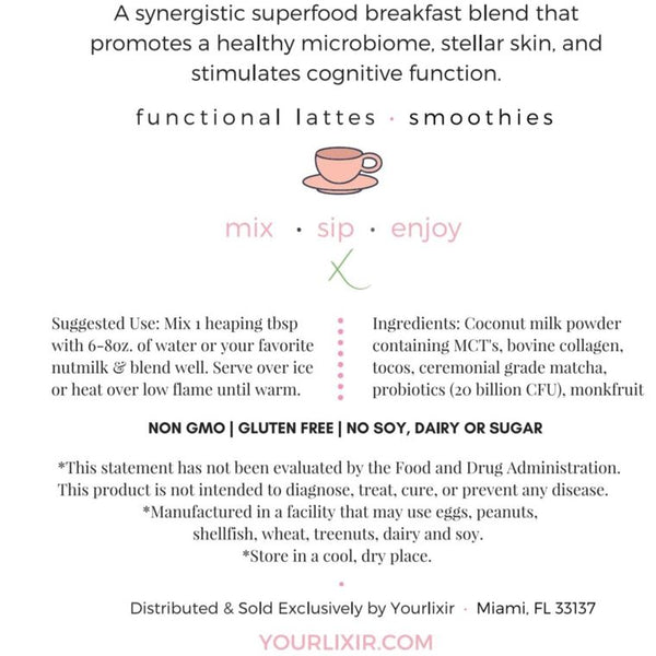 Collagen & Probiotic Matcha Latte Blend