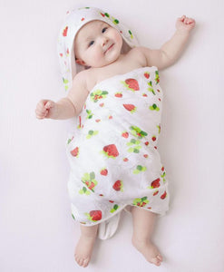 Strawberry - Bamboo Hooded Towel