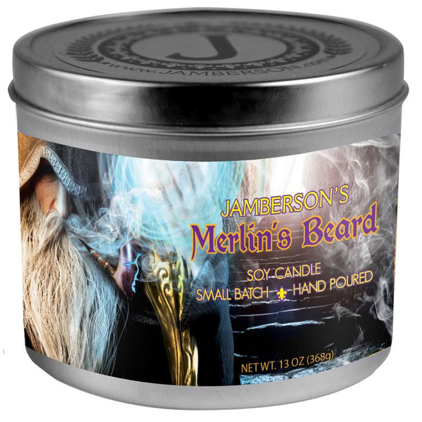 Merlin's Beard Pipe Tobacco Geek Soy Candle 13 oz