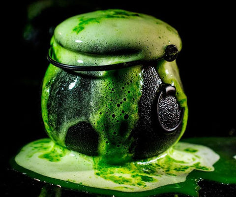 Fall Bath Bomb -  Witches Brew Cauldron Witchy Green Magic!