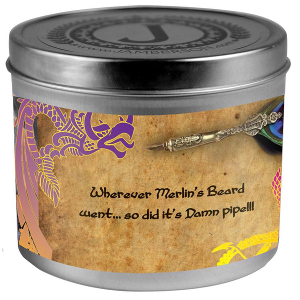 Merlin's Beard Pipe Tobacco Geek Soy Candle 13 oz