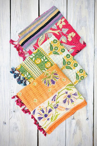 Kantha Recycled Cotton Sari Scarf