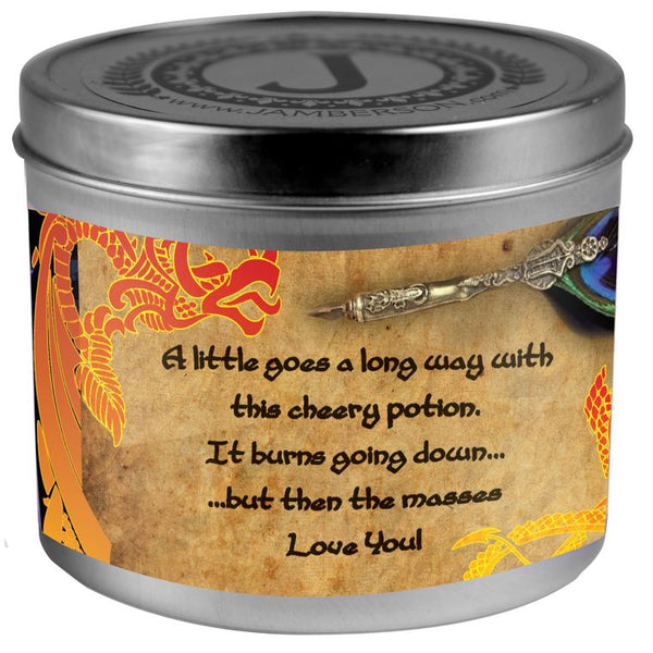 Potion of Charisma +3 Bourbon Geek Soy Candle 13 oz