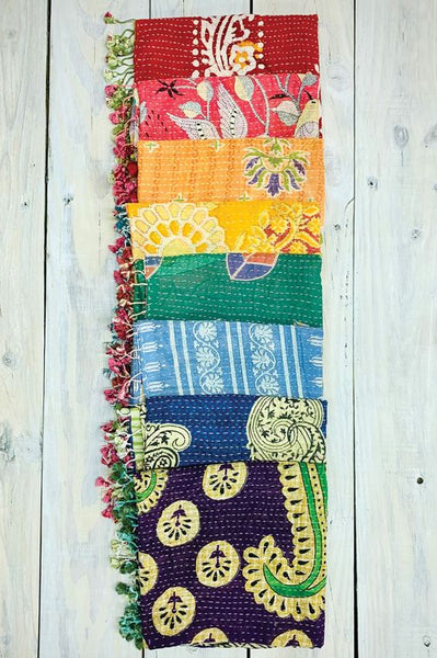 Kantha Recycled Cotton Sari Scarf