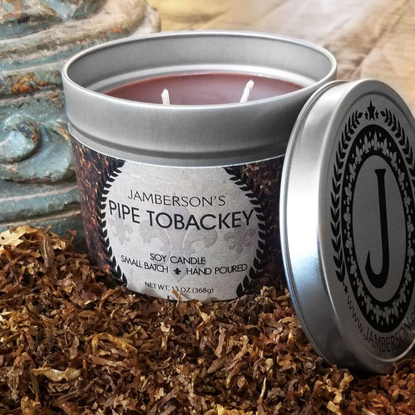 Pipe Tobacco Soy Candle 13 oz